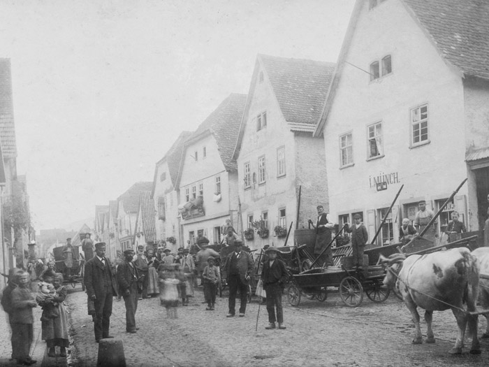 haupstrasse 1900 markttag